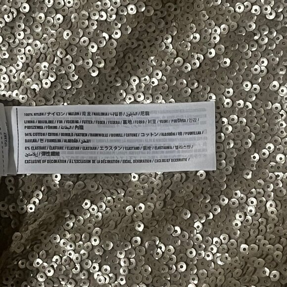 Abercrombie and Fitch Gold Sequin Cocktail Dress - Picture 8 of 9